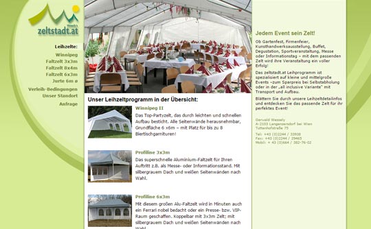 Webdesign Beispiel 1